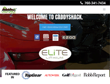 Tablet Screenshot of caddyshack1.com